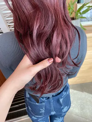 ロング カラー 🍊mai🍊 似合わせパーマのヘアスタイル