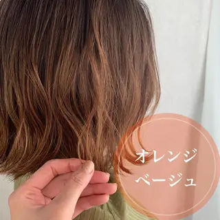 ミディアム LOST CITY 横浜所属・🪐脱白髪染め 🪐松尾菜々美のヘアスタイル