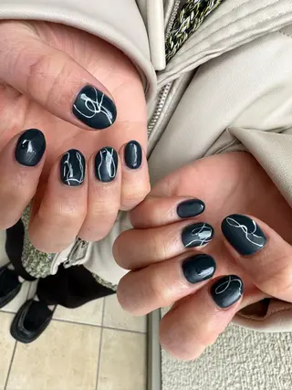 ロング カラー ヘアアレンジ キッズ ネイル マツエク・マツパ アイブロウ 福田 加奈のネイルデザイン