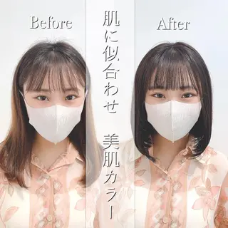 ミディアム カラー 【悩み解決!美髪へ】 店長 平間 響のヘアスタイル