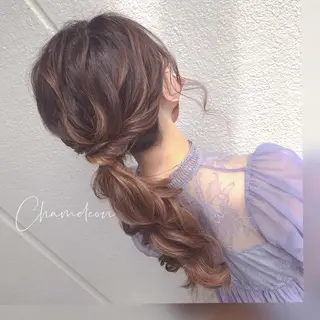 ヘアアレンジ 《カメレオン》 西田美輝のヘアスタイル