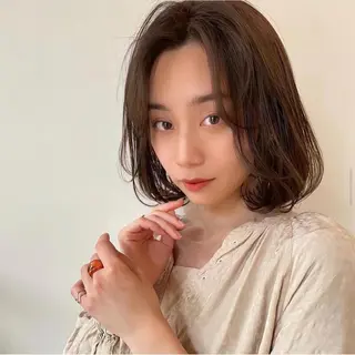 ミディアム カラー ヘアアレンジ 韓国/髪質改善💘 櫻井かれんのヘアスタイル