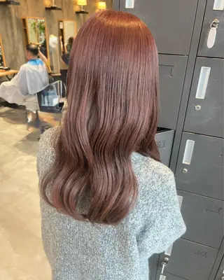 セミロング 🎀Lolonois 池田店🎀佐藤百奈美のヘアスタイル