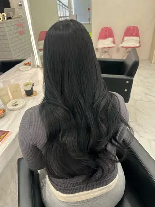 ロング 韓国風🫧艶カラー 💟ran💟のヘアスタイル