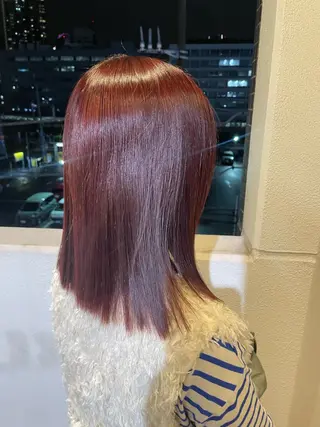 ミディアム カラー Toiro 横浜所属・🎀レイヤー/パーマ カラー/ai🎀のヘアスタイル