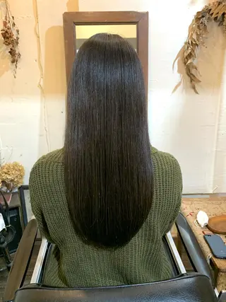 ロング カラー *くせ毛に特化* 【yun】のヘアスタイル