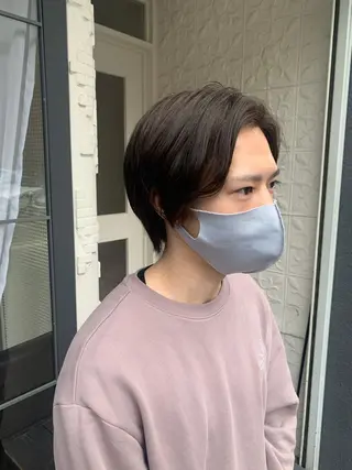 ショート メンズ ﾖｼﾅｶﾞﾏﾕ🦕 髪質改善艶カラーのヘアスタイル