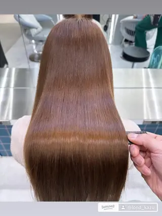 ロング Lond luce心斎橋所属・✨髪質改善✨縮毛矯正 ホウダカズヒロのヘアスタイル