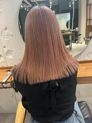 セミロング カラー 【代表】 辻龍樹のヘアスタイル