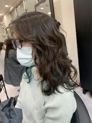 ロング Agu hair TENOE大宮氷川参道店所属・☀️透明感艶感カラー 増田魁土☀️のヘアスタイル