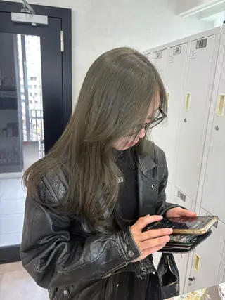 ロング カラー うる艶カラー/ハイト ーン🎀hina🎀のヘアスタイル