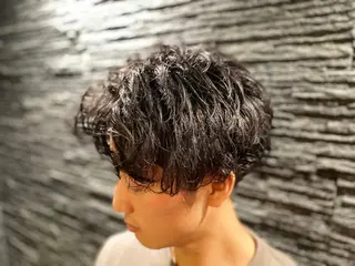 ミディアム メンズ HIRO GINZA 池袋東口店所属・林田 龍明のヘアスタイル