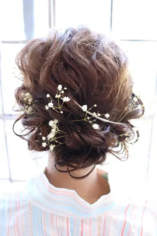 ヘアアレンジ 福元友梨 ディレクター✂️のヘアスタイル