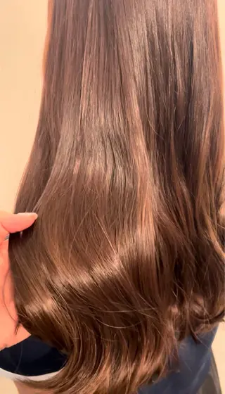 ロング カラー 🎀咲月🎀レイヤー /暖色透明感カラーのヘアスタイル