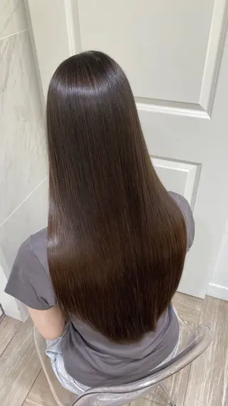 ロング 透明感カラー‎🤍 ゆかこ🐈‍⬛のヘアスタイル