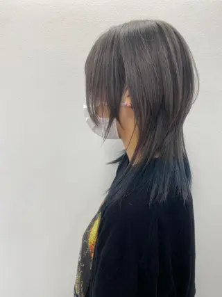 ミディアム カラー ✴︎ヒラガカナ✴︎ ECLAT HAIRのヘアスタイル