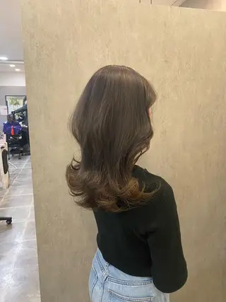 ロング カラー Bonheur  KAWANISHI所属・ノンダメージ 🥑mikubanのヘアスタイル