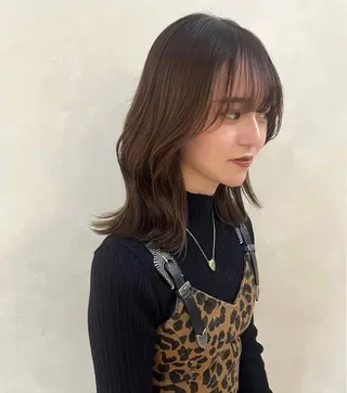 ミディアム カラー モリシゲ ヒカリ🦕🐬のヘアスタイル