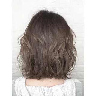 ミディアム カラー KIZU 髪質改善 オカルト怪談のヘアスタイル