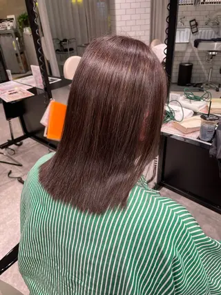 ミディアム ボブ/ショートボブ/ 岡山駅/別曽遥也のヘアスタイル