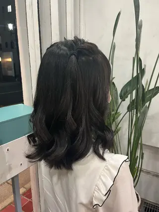 ミディアム ヘアアレンジ Eleanor 池袋 🧸Madoka🧸のヘアスタイル