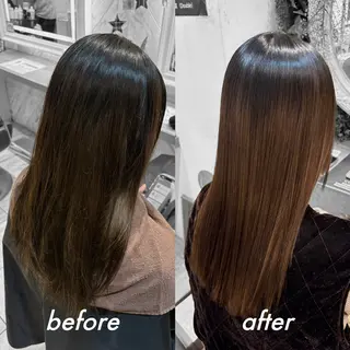 ロング パーマ 💙mai🫧 縮毛矯正・ハイライトのヘアスタイル