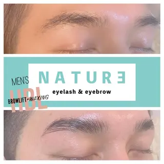 メンズ アイブロウ NATURE MIYUのマツエク・マツパデザイン