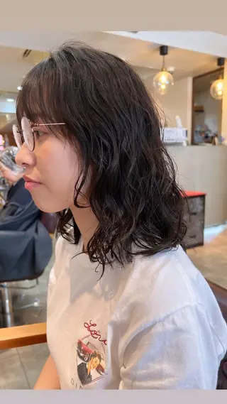 パーマ little  porto所属・透明感・艶感 小坂隼斗のヘアスタイル