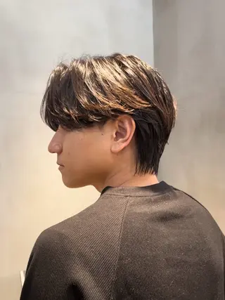 ショート パーマ メンズ nico TOKYO所属・ニュアンスパーマ/ 髪質改善🌈ﾊﾂﾞｷのヘアスタイル