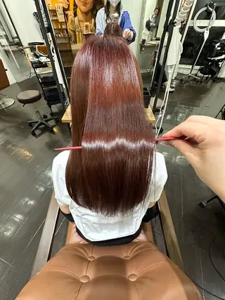 カラー 名駅/艶カラー/原田 永遠のヘアスタイル