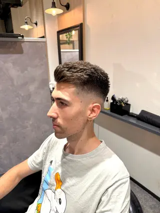 ショート メンズ 大倉山駅メンズヘア ヒダカミズキのヘアスタイル
