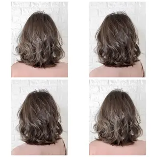 ミディアム カラー KIZU 髪質改善 オカルト怪談のヘアスタイル