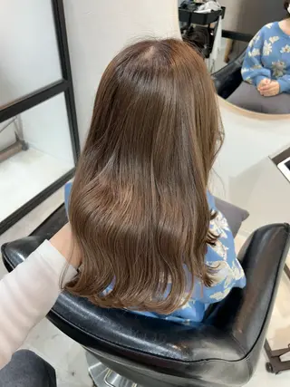 ミディアム カラー 🤍透明感/韓国風 🤍サクラギヒトミのヘアスタイル