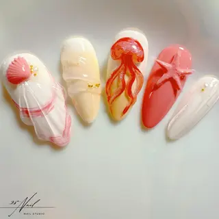 ミディアム 28ネイル フェンのネイルデザイン