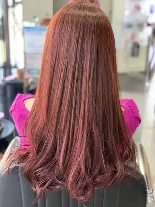 ロング カラー 小林 美央のヘアスタイル