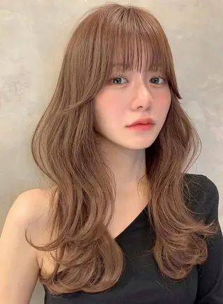 ロング カラー ハルキ/表参道/ 透明感カラー/美髪のヘアスタイル