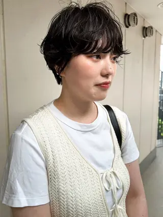 ショート パーマ driP.　by HAVANA所属・パーマ / ボブ /ショート 谷口 陸のヘアスタイル