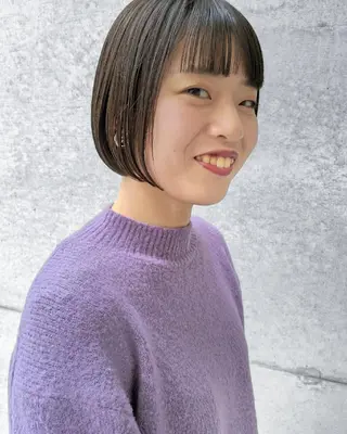 ショート カラー ヘアアレンジ 南堀江 möwen ( メーヴェ )所属・mowen RUIのヘアスタイル