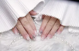 ネイル ☁️Minmin Tsuki💙🩵のネイルデザイン