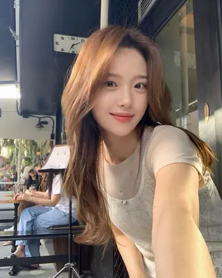 ロング カラー 莉乃/縮毛矯正/髪質 改善/艶カラーのヘアスタイル