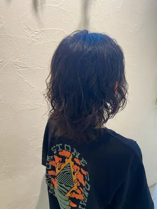 パーマ メンズ 菊池大一 溝の口パーマのヘアスタイル