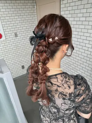 ヘアアレンジ 🎀韓国ヘアメイク /nene/表参道のヘアスタイル