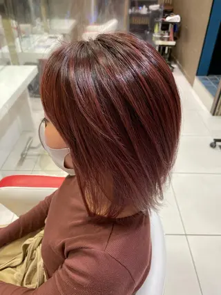 カラー 白髪ぼかし&ショート 💎YUMAのヘアスタイル