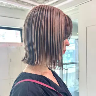 カラー ハイトーン艶カラー 💎あやめ🎀のヘアスタイル