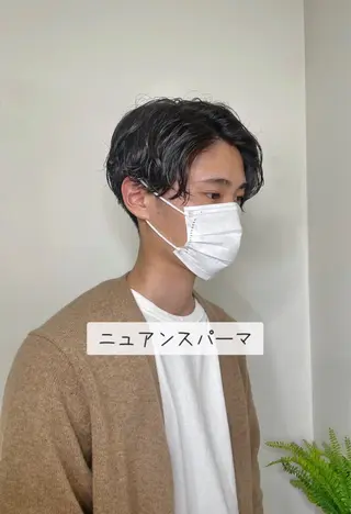 パーマ メンズ 尾崎 弘和のヘアスタイル