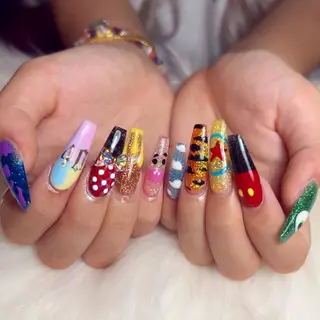 ロング ネイル nail salon azuのネイルデザイン