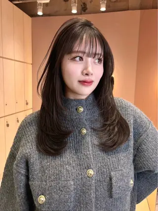 ロング 【韓国/レイヤー/ カラー】新井 望乃果のヘアスタイル