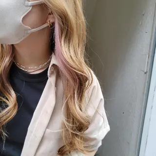 ロング 🇰🇷透明感×ハイ トーン🌟tomoのヘアスタイル