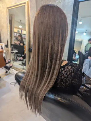 ロング Wakita Masakiのヘアスタイル