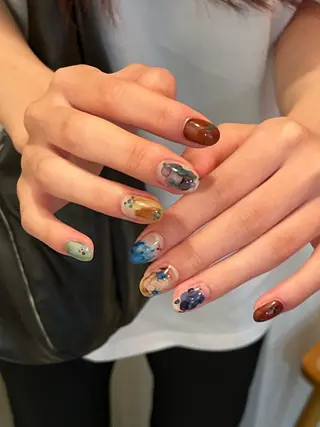 ネイル 文 /個性派ネイルのネイルデザイン